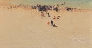 Elioth Gruner Along the Sands painting